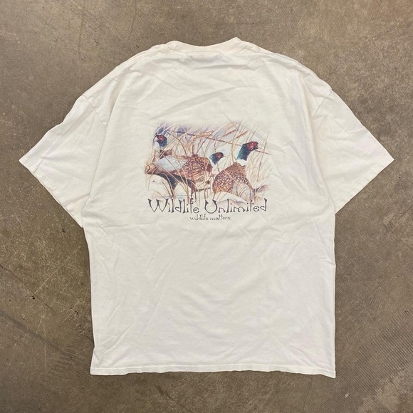 NCAA Other - Vintage Wildlife Unlimited Ducks Hunting Nature Outdoors 2000s T-Shirt Size XL